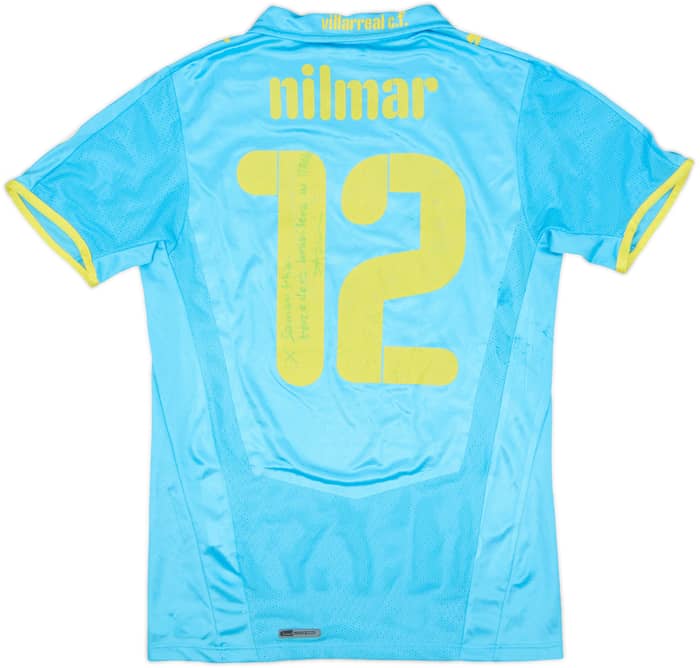 2008-09 Villarreal Signed Away Shirt Nilmar #12 - 4/10 - (XS)