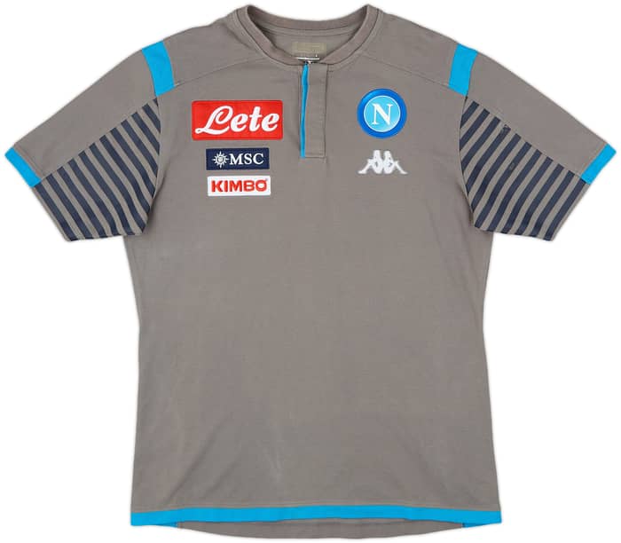 2019-20 Napoli Kappa Polo Shirt - 7/10 - (XL)