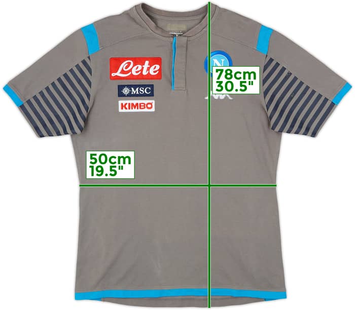 2019-20 Napoli Kappa Polo Shirt - 7/10 - (XL)