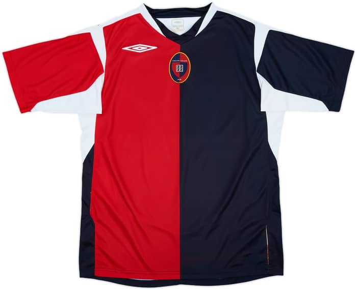 2007-08 Cagliari Home Shirt - 8/10 - (L)