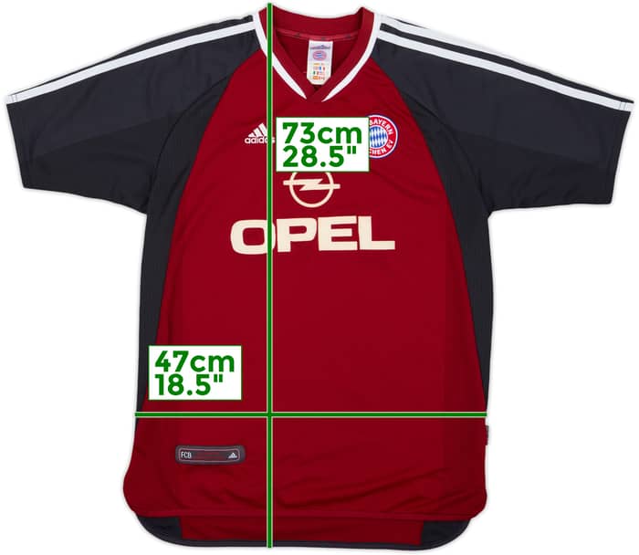 2001-02 Bayern Munich Home Shirt - 8/10 - (Y)