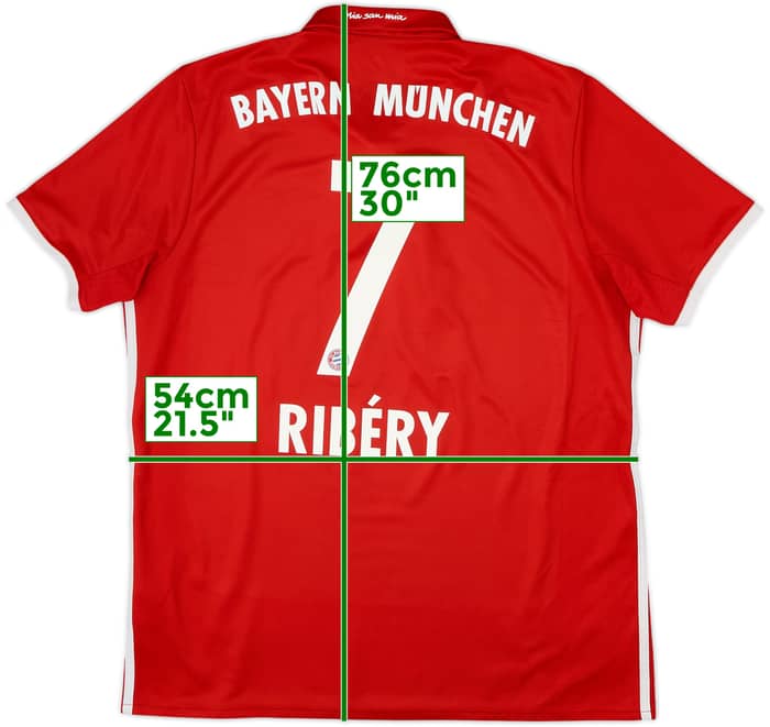 2016-17 Bayern Munich Home Shirt Ribery #7 - 5/10 - (L)