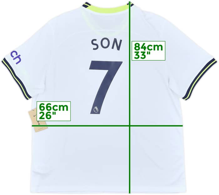 2022-23 Tottenham Home Shirt Son #7 (XXL)