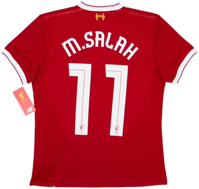 2017-18 Liverpool 125 Years Home Shirt M.Salah #11 (Women's M)