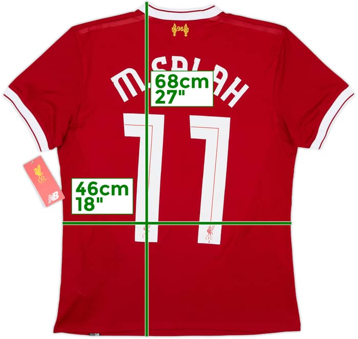 2017-18 Liverpool 125 Years Home Shirt M.Salah #11 (Women's M)