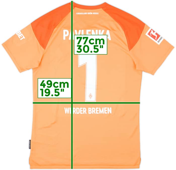2020-21 Werder Bremen GK Shirt Pavlenka #1 - 9/10 - (M)