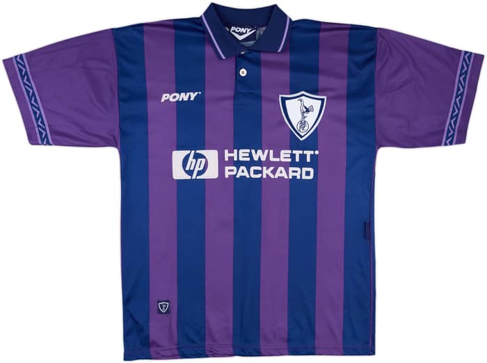 1995-97 Tottenham Away Shirt Sheringham #10 - 8/10 - (M)