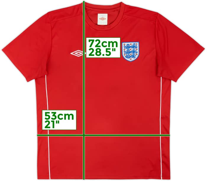2010-12 England Umbro Training Shirt - 7/10 - (L)