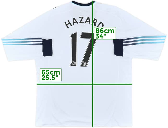 2012-13 Chelsea Away L/S Shirt Hazard #17 (XXL)