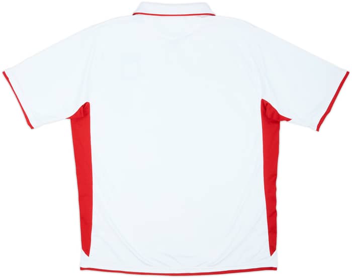 2006-08 England Umbro 1/4 Zip Polo Shirt - 8/10 - (L)