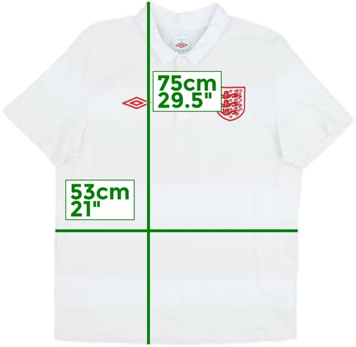 2012-13 England Umbro Polo Shirt - 8/10 - (XL)