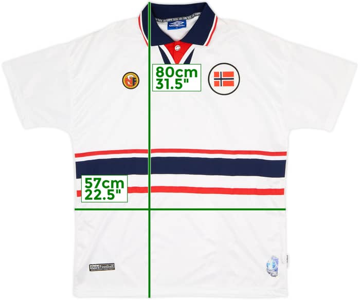 1998-00 Norway Away Shirt - 5/10 - (XL)
