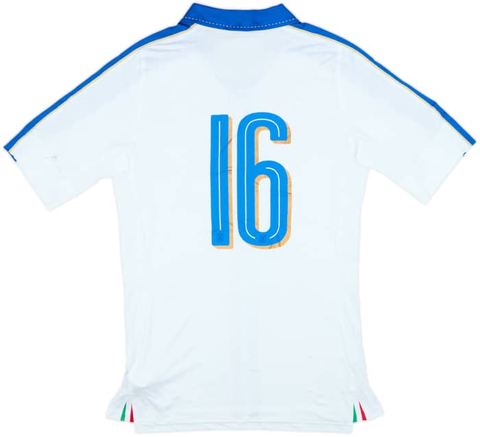 2016-17 Italy Player Issue (ACTV Fit) Away Shirt #16 (XL)