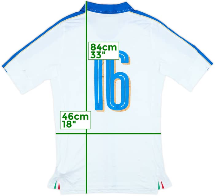 2016-17 Italy Player Issue (ACTV Fit) Away Shirt #16 (XL)
