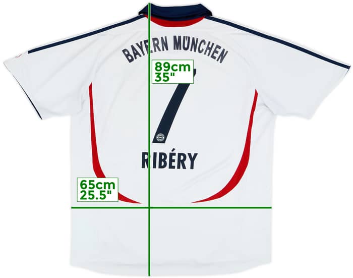 2006-07 Bayern Munich Away Shirt Ribery #7 - 5/10 - (XXL)
