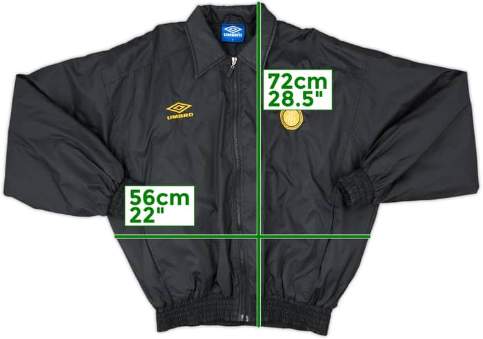 1996-97 Inter Milan Umbro Bomber Jacket - 8/10 - (S)