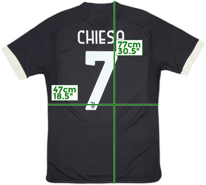 2023-24 Juventus Third Shirt Chiesa #7 - 8/10 - (M)