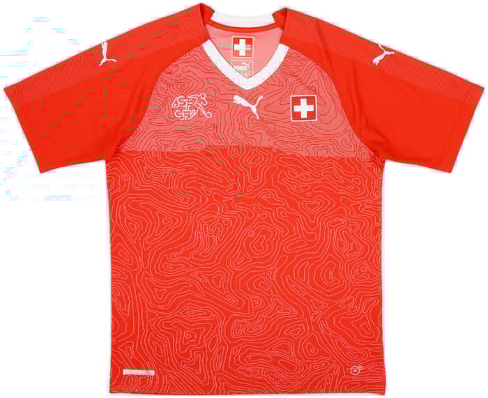 2018-20 Switzerland Home Shirt - 9/10 - (M)