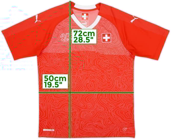 2018-20 Switzerland Home Shirt - 9/10 - (M)