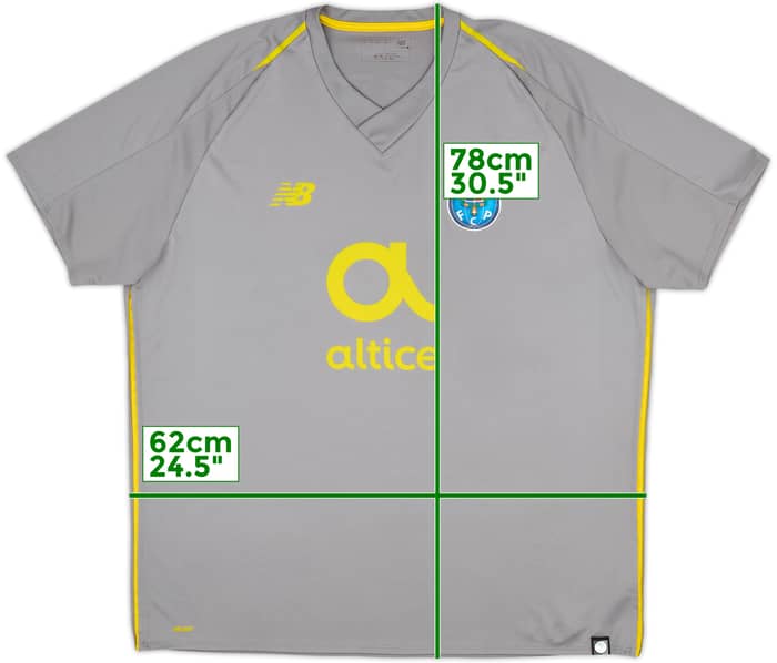 2018-19 Porto Away Shirt - 8/10 - (XXL)