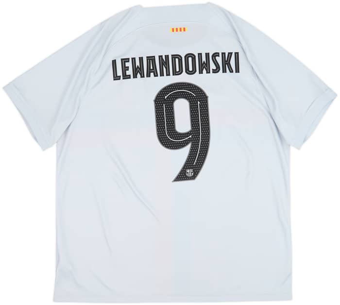 2022-23 Barcelona Third Shirt Lewandowski #9 - 8/10 - (XXL)