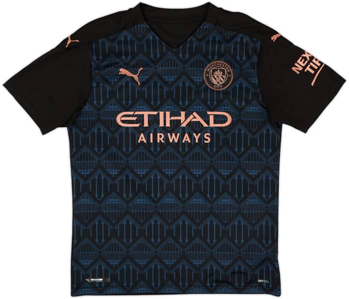 2020-21 Manchester City Away Shirt Kun Aguero #10 - 9/10 - (M)