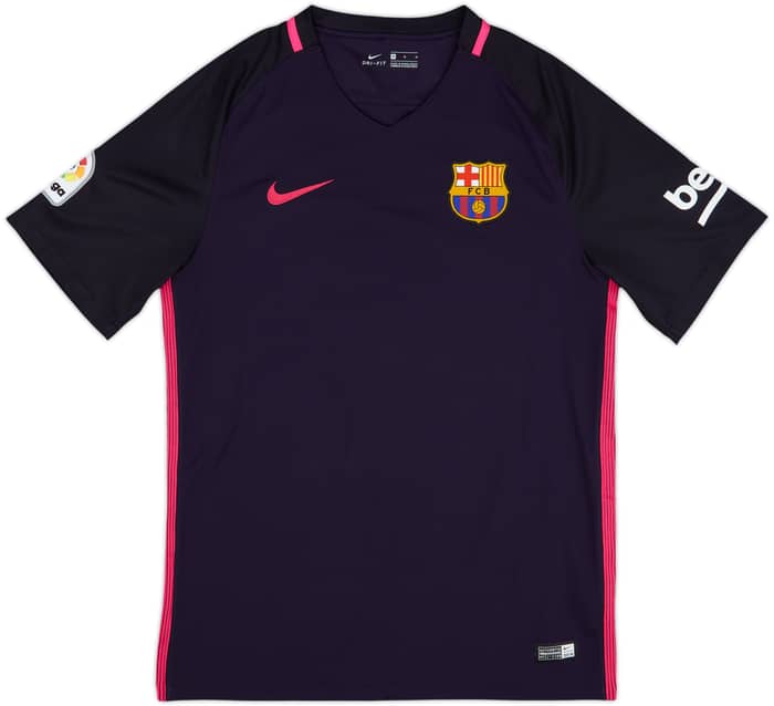 2016-17 Barcelona Away Shirt Suarez #9 - 8/10 - (M)