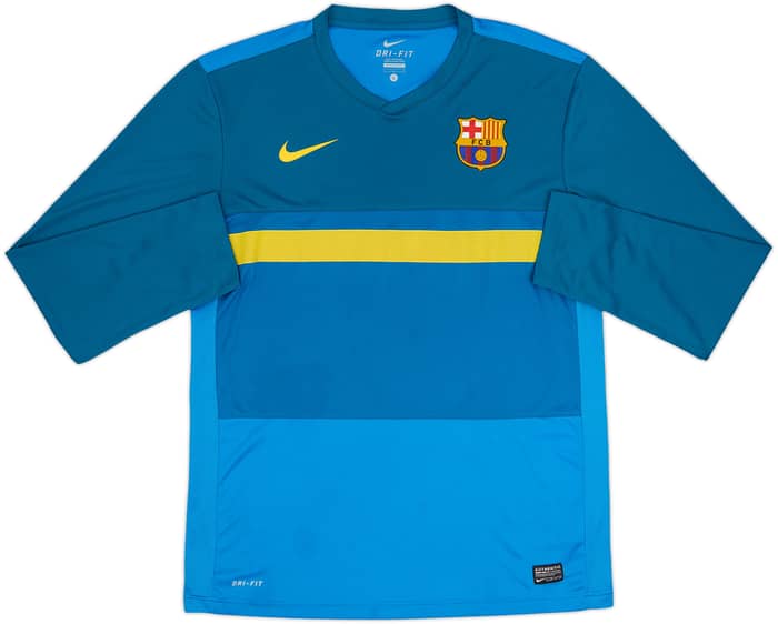 2011-12 Barcelona Nike Training L/S Shirt - 9/10 - (L)