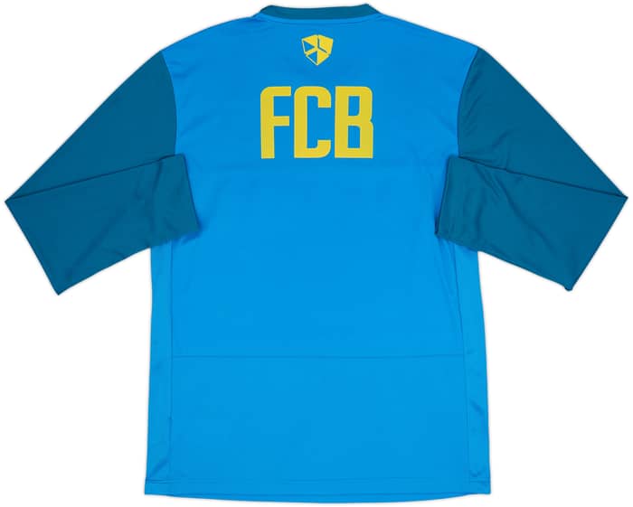 2011-12 Barcelona Nike Training L/S Shirt - 9/10 - (L)