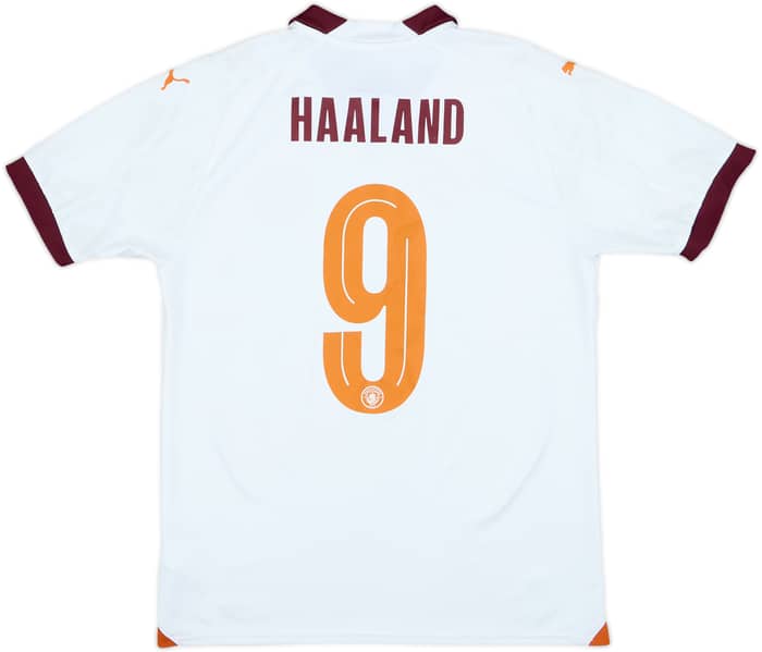2023-24 Manchester City Away Shirt Haaland #9 - 6/10 - (M)