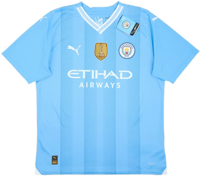 2023-24 Manchester City Home Shirt Haaland #9 (L)