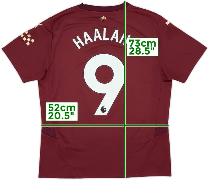 2024-25 Manchester City Third Shirt Haaland #9 - 10/10 - (L)