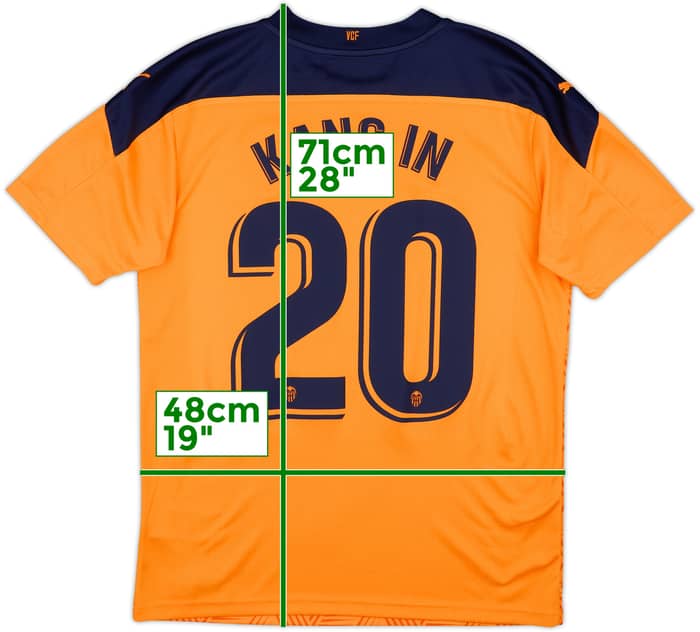 2020-21 Valencia Away Shirt Kang-In #20 - 10/10 - (M)