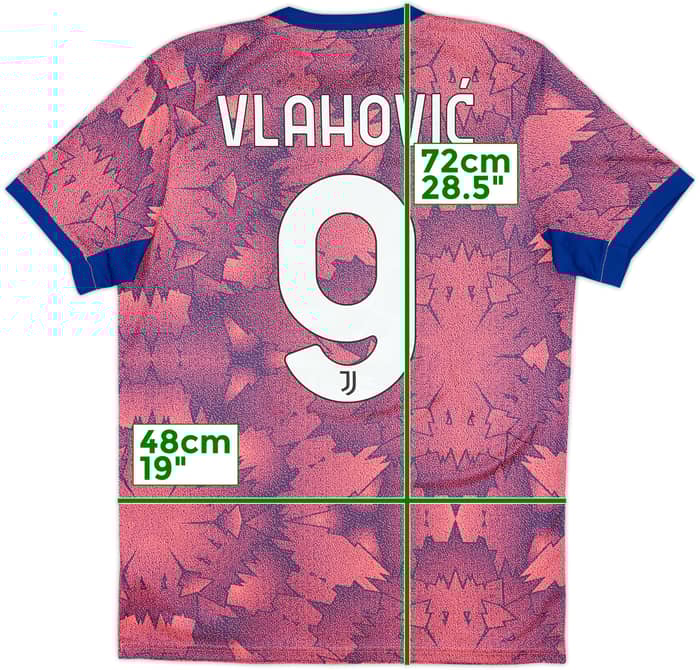 2022-23 Juventus Third Shirt Vlahovic #9 - 8/10 - (M)