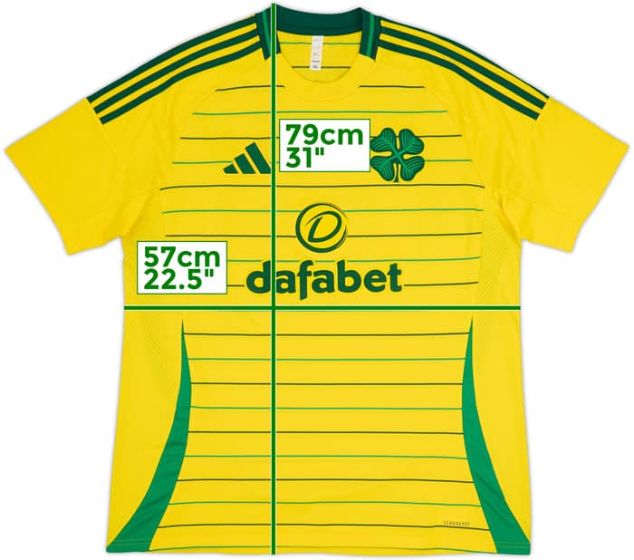 2024-25 Celtic Away Shirt - 10/10 - (XL)