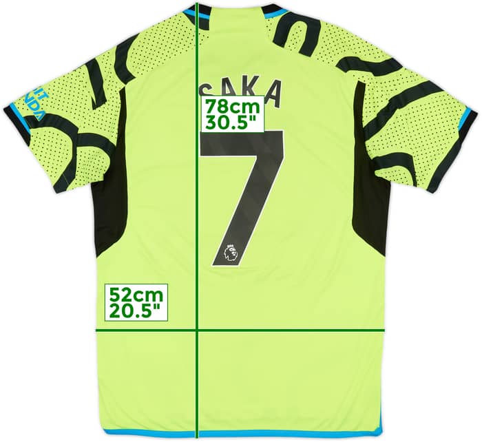 2023-24 Arsenal Away Shirt Saka #7 - 7/10 - (L)
