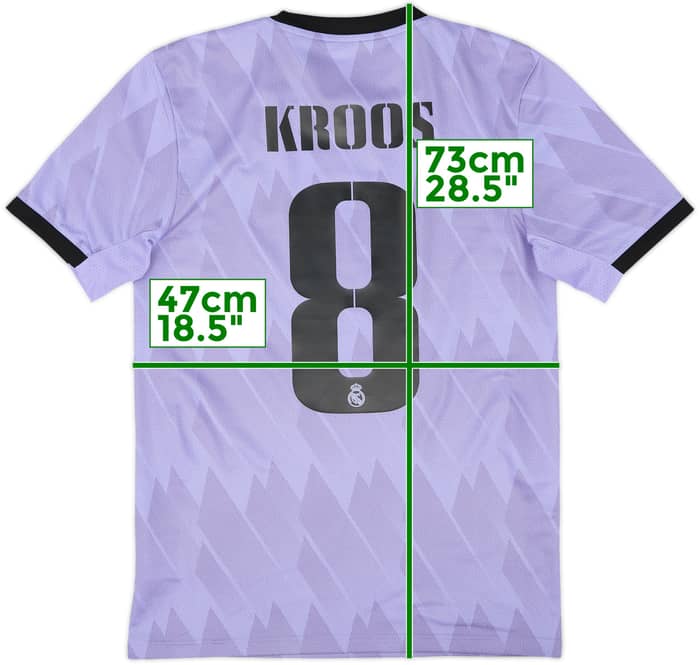2022-23 Real Madrid Away Shirt Kroos #8 - 8/10 - (S)