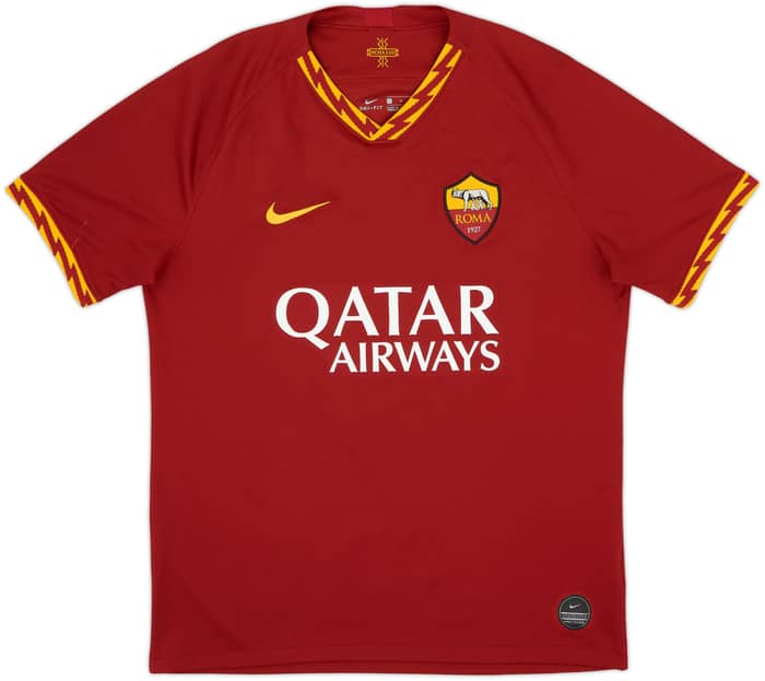 2019-20 Roma Home Shirt Dzeko #9 - 10/10 - (L)