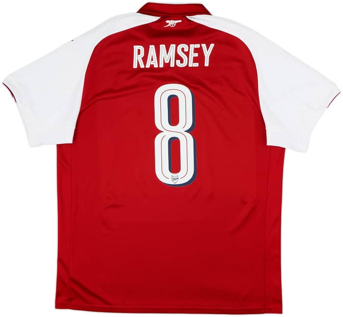 2017-18 Arsenal Home Shirt Ramsey #8 - 8/10 - (XL)