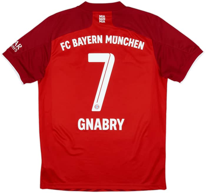 2021-22 Bayern Munich Home Shirt Gnabry #7 - 10/10 - (M)