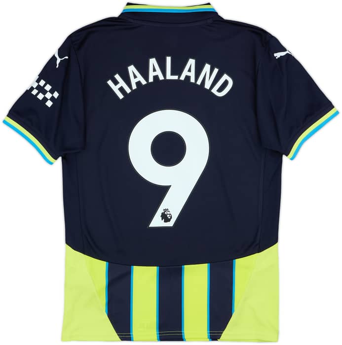 2024-25 Manchester City Away Shirt Haaland #9 - 9/10 - (S)