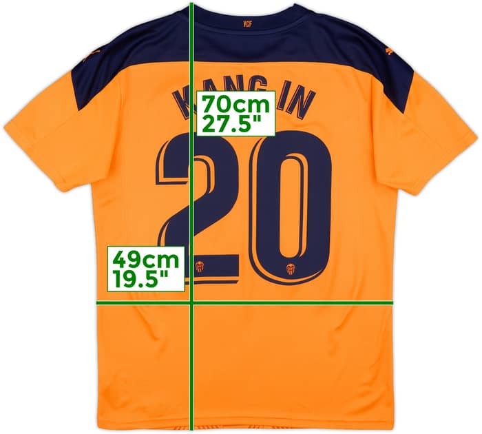 2020-21 Valencia Away Shirt Kang-In #20 - 9/10 - (M)