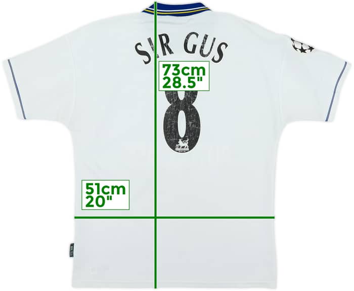 1998-00 Chelsea Away Shirt Sir Gus #8 - 6/10 - (M)