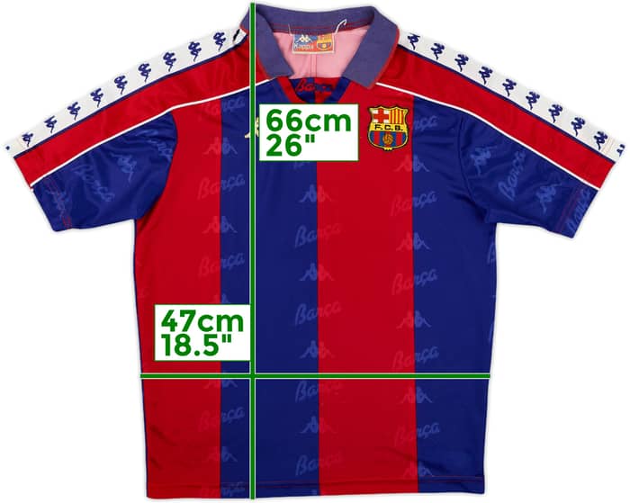 1992-95 Barcelona Home Shirt - 8/10 - (S)