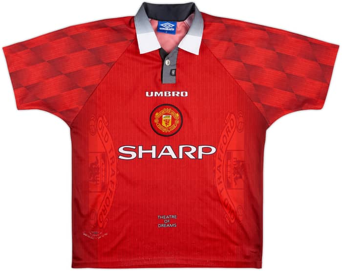 1996-98 Manchester United Camiseta Local Beckham #10 - 7/10 - (M)