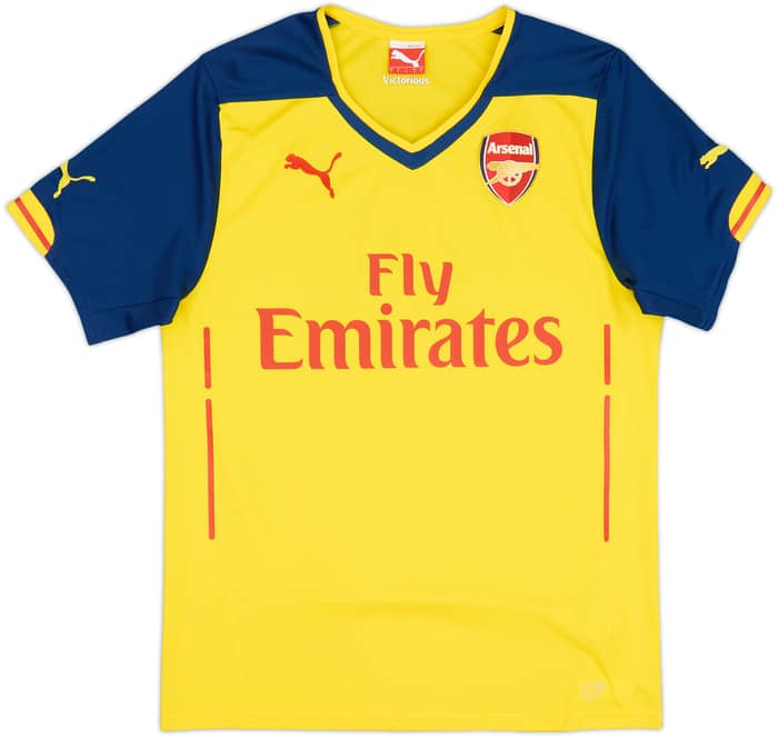 2014-15 Arsenal Camiseta Visitante Arteta #8 - 7/10 - (S)