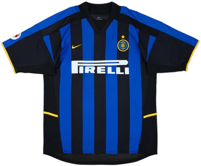 2002-03 Inter Milan Player Issue Home Shirt Crespo #9 - 6/10 - (L)