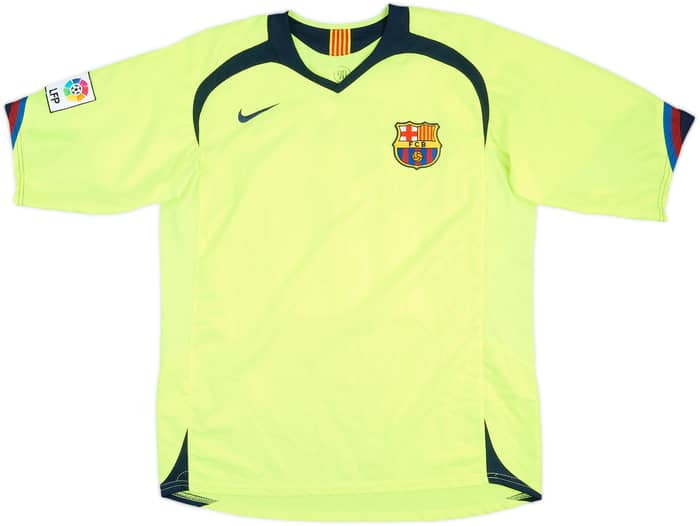 2005-06 Barcelona Away Shirt Ronaldinho #10 - 8/10 - (M)