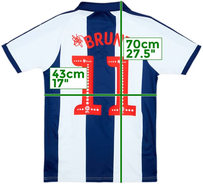 2018-19 West Brom Home Shirt Brunt #11 - 7/10 - (S)