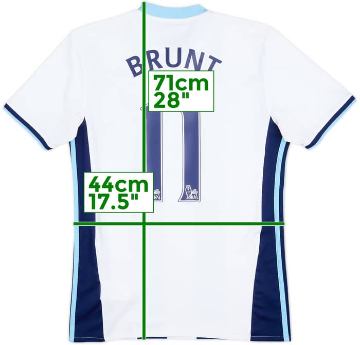 2016-17 West Brom Home Shirt Brunt #11 - 7/10 - (S)